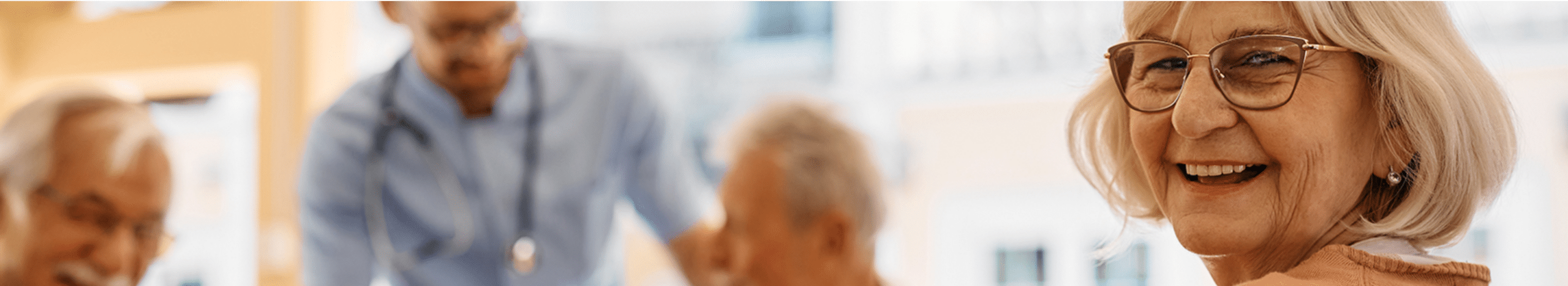 Plymouth Harbor on Sarasota Bay: Senior Woman Smiling