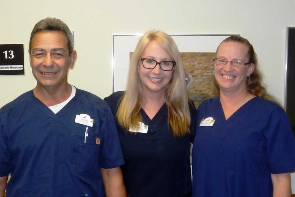 3 members of the Smith Care Center Restorative Care Team